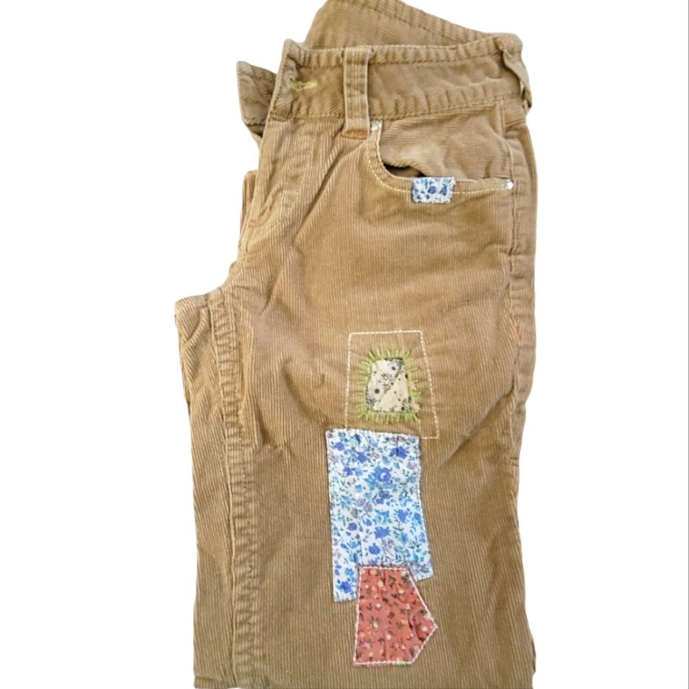 Courdory Patchwork Pants - Picture 5 of 16